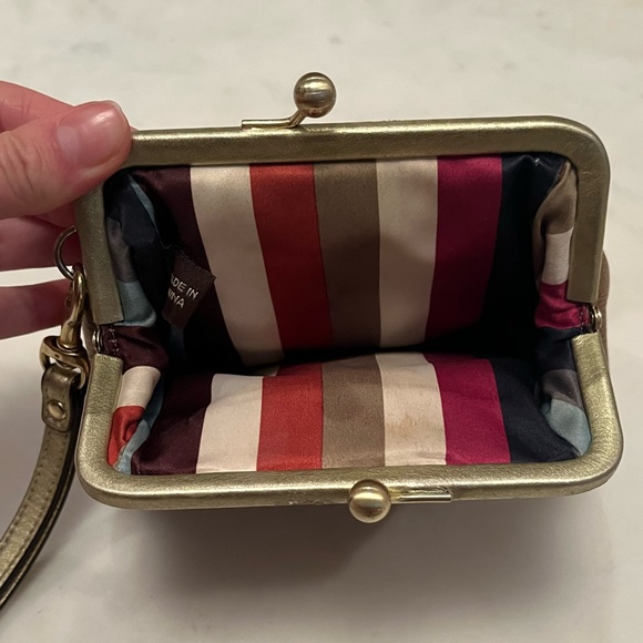 Coach gold clutch - Picture 2 of 2